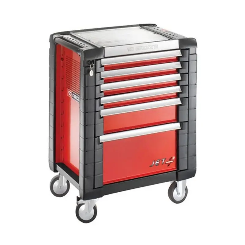 Facom 6 Draw Roller Cabinet - Red