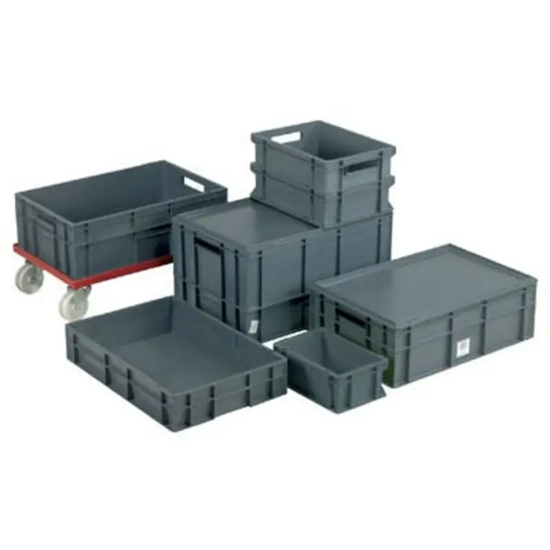 Barton Storage 400 x 300 x 120mm Grey 10 Litre Euro Container