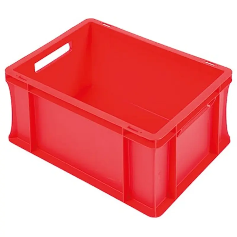 Barton Storage 400 x 300 x 220mm 20Ltr Euro Container Red - Pack of 5