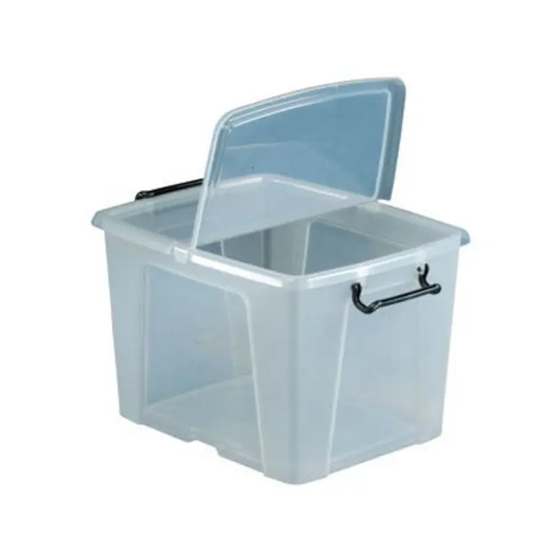 Barton Storage 400 x 295 x 170mm - 12L Storemaster Box with Hinged Lid