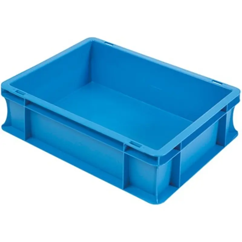 Barton Storage 400 x 300 x 120mm 10 Ltr Euro Container Blue - Pack of 5