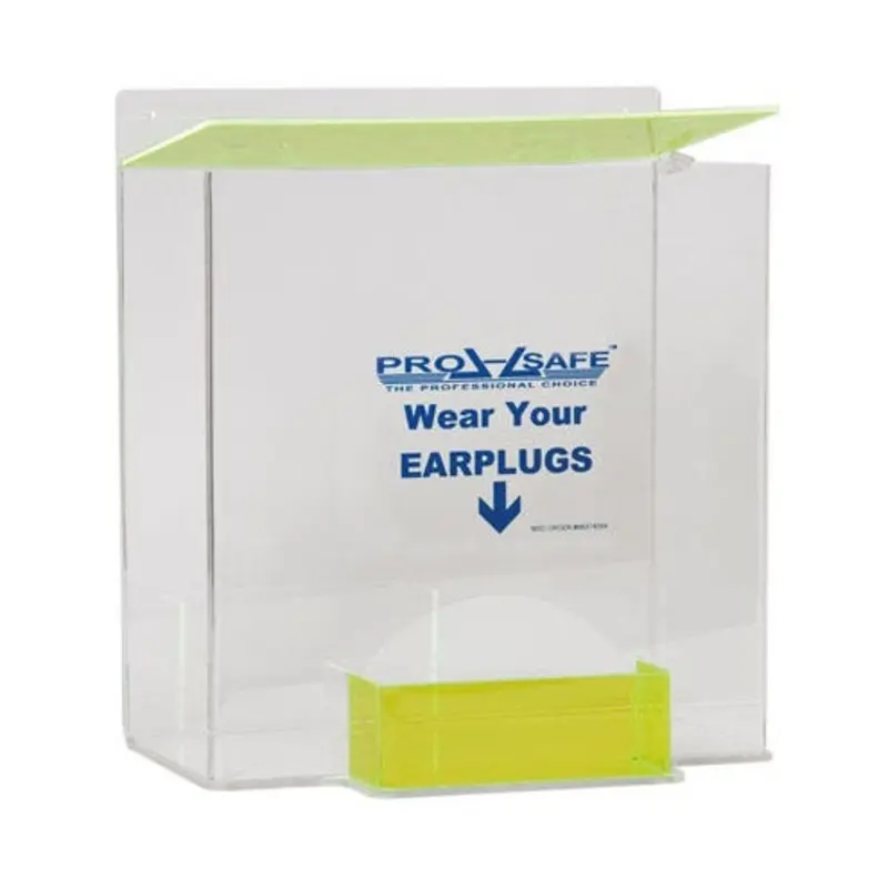 Pro-Safe Hinged Top Universal Earplug Dispensers  | MSC Industrial Supply Co.