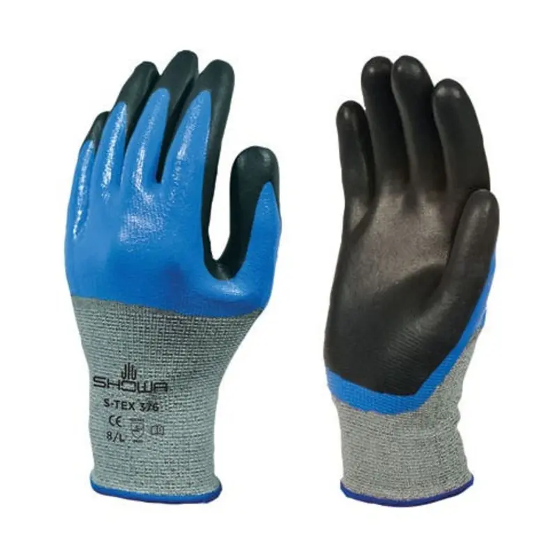 Showa S-Tex 376 Double-Dipped Nitrile Cut Protection Gloves  | MSC Industrial Supply Co.