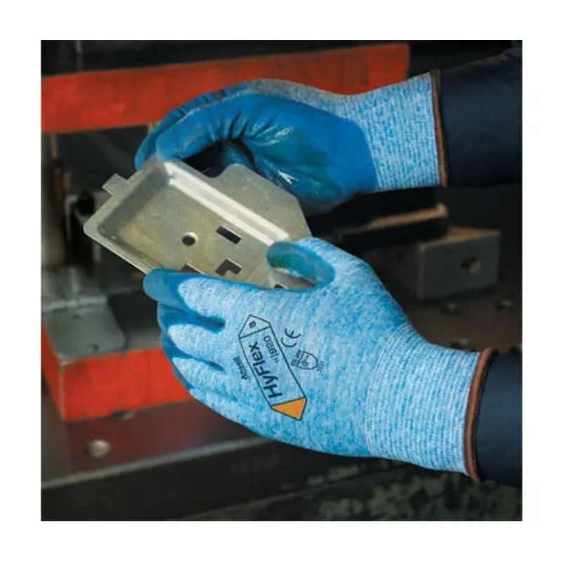 Ansell Hyflex 11-920 Nitrile Coated Safety Gloves  | MSC Industrial Supply Co.