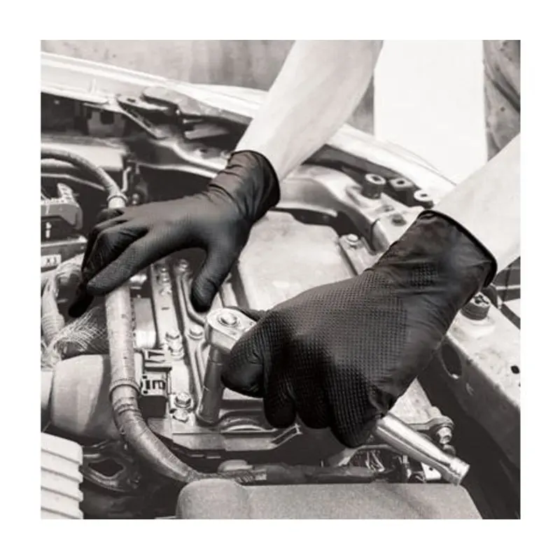Polyco Finite HD Nitrile Disposable Gloves - Black  | MSC Industrial Supply Co.