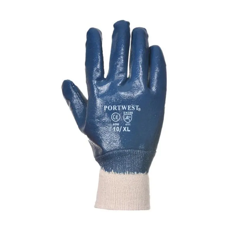 Portwest Nitrile Knit Wrist Fully Coated Safety Gloves  | MSC Industrial Supply Co.
