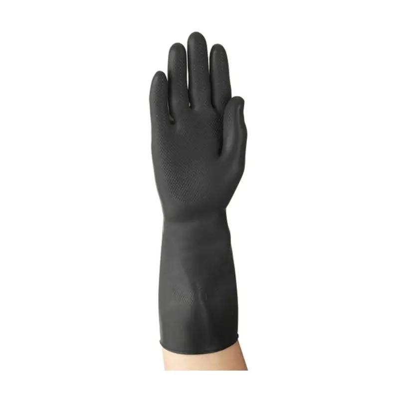 Ansell Alphatec 87-118 Latex Chemical Resistant Gauntlets  | MSC Industrial Supply Co.