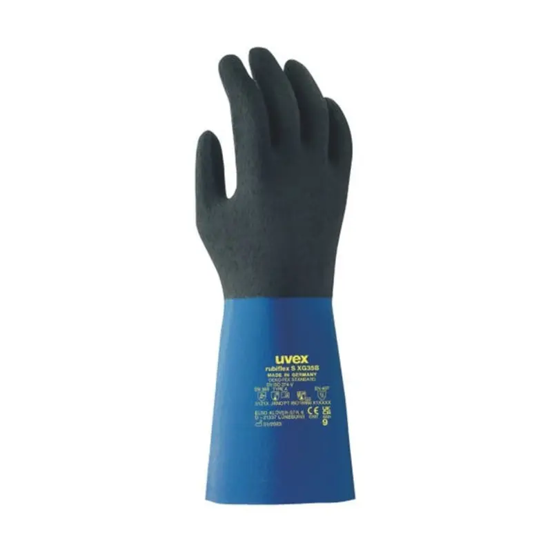 Uvex Rubiflex S XG35B Chemical Protection Gloves  | MSC Industrial Supply Co.