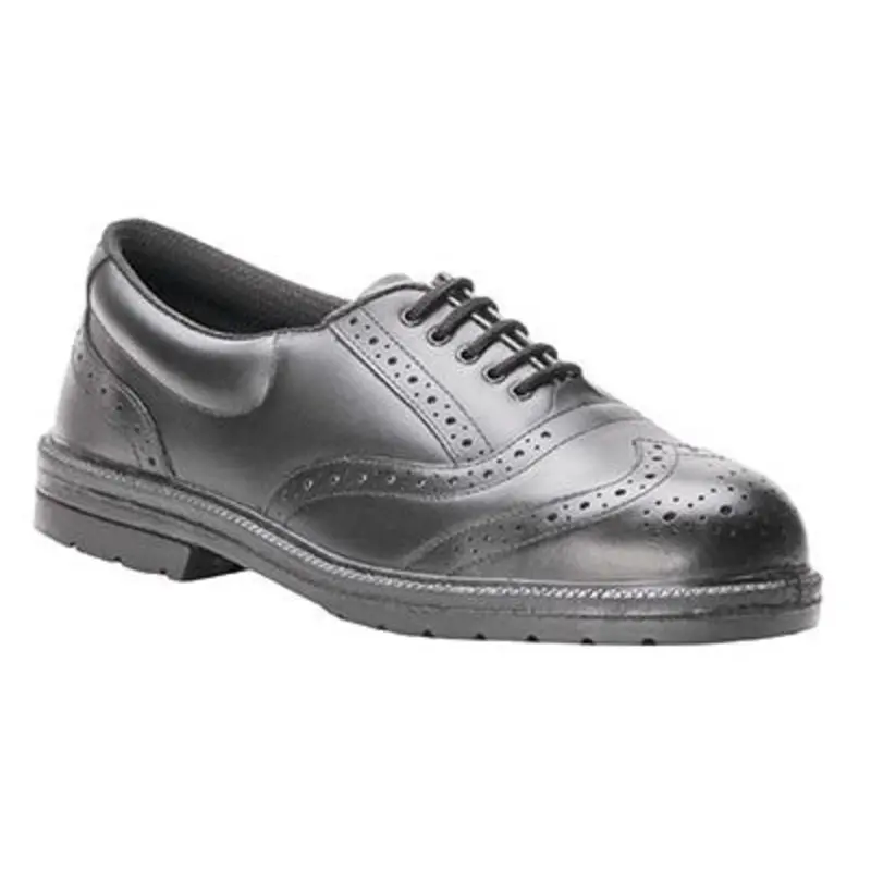 Portwest Executive Brogue Safety Shoes - Black  | MSC Industrial Supply Co.