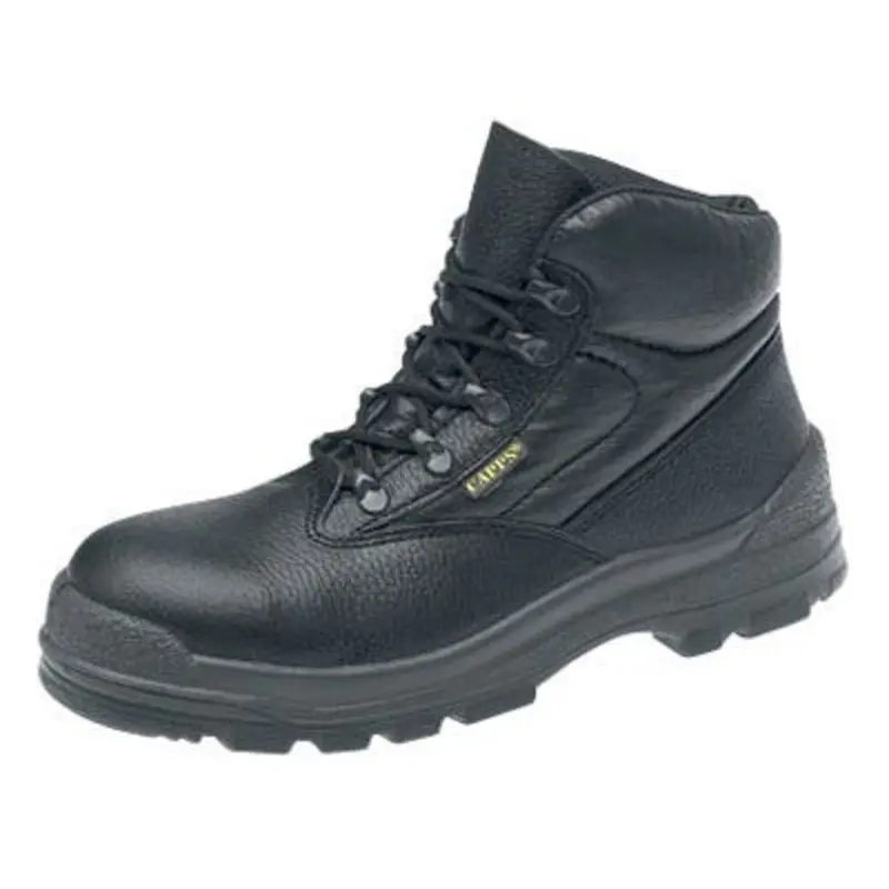Deltaplus Leather Safety Boots - Black  | MSC Industrial Supply Co.