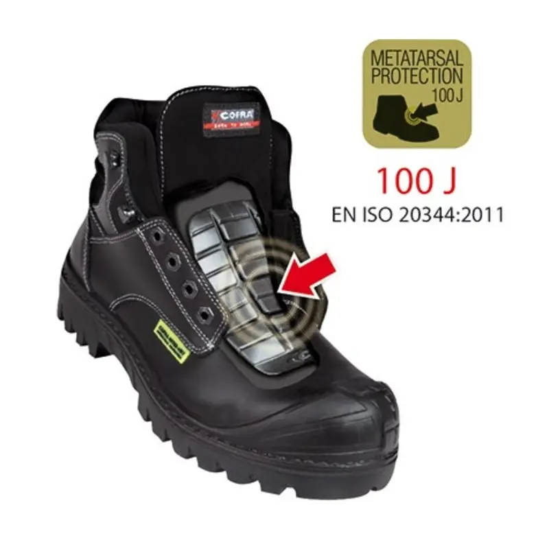 Cofra Darwen Safety Boots - Black  | MSC Industrial Supply Co.