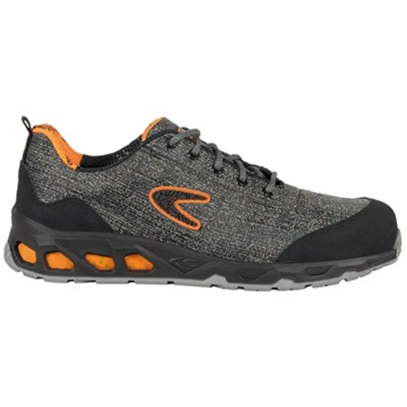Cofra Reconverted Safety Shoes - Grey/Orange  | MSC Industrial Supply Co.
