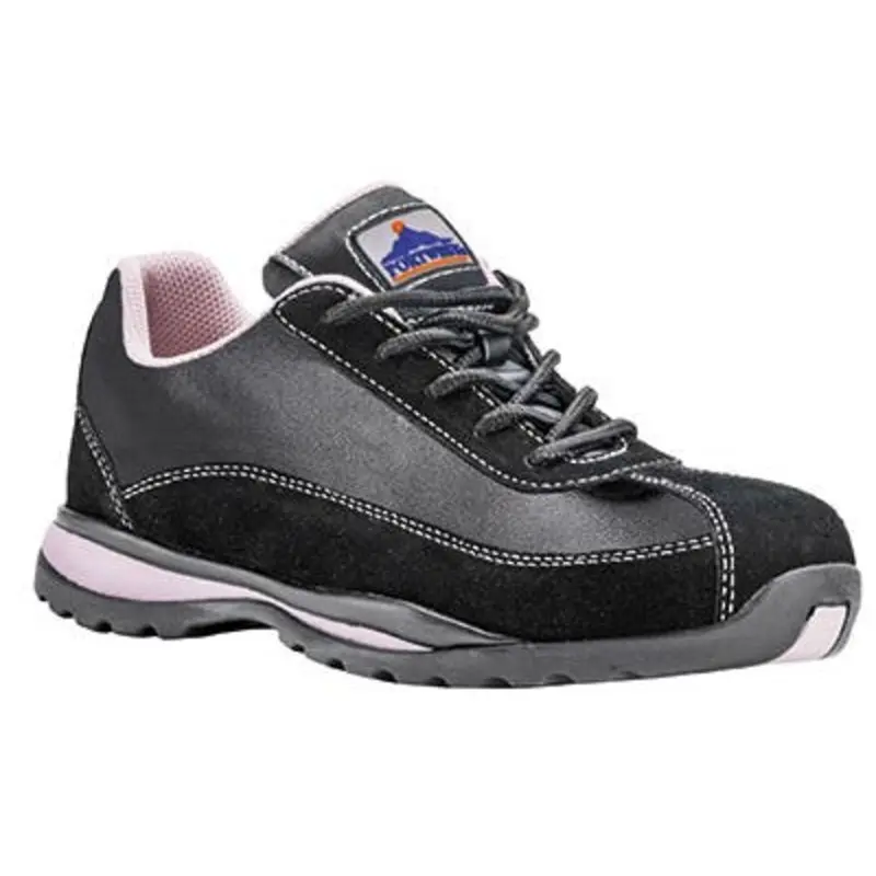 Portwest Steelite Ladies Safety Shoes - Black/Pink  | MSC Industrial Supply Co.