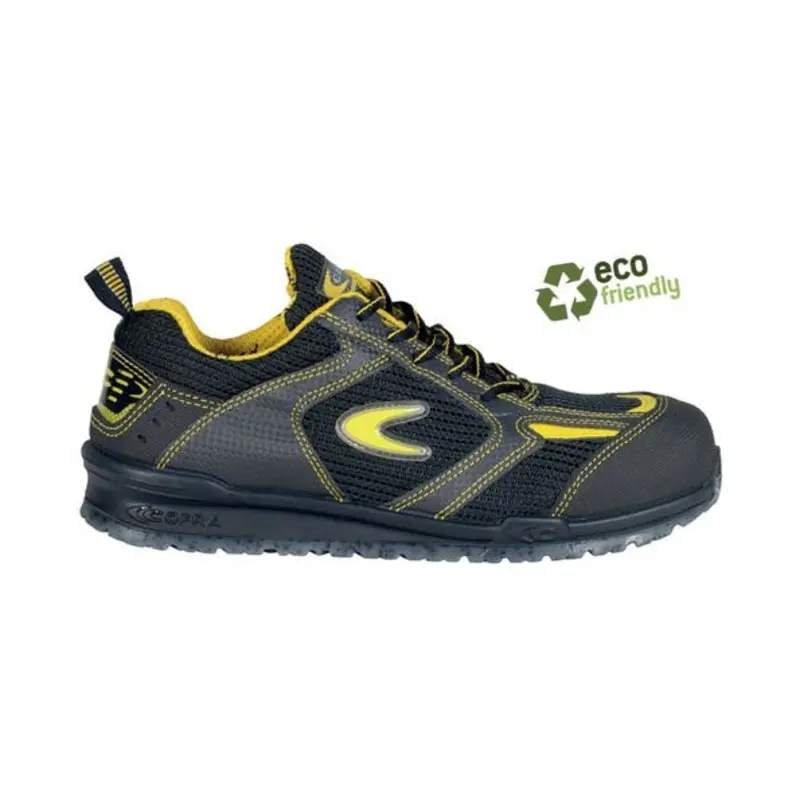 Cofra Size 9 - Bartali Safety Trainers - Blue/Black/Yellow