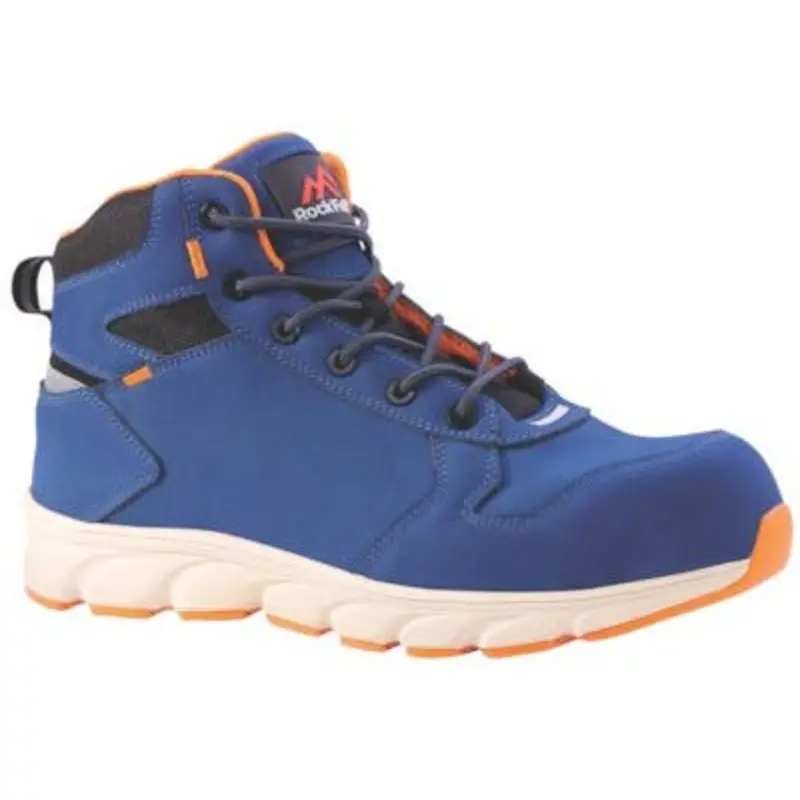Rock Fall Size 9 Michigan Lightweight Navy Safety S3 SRC Boot - Navy Blue