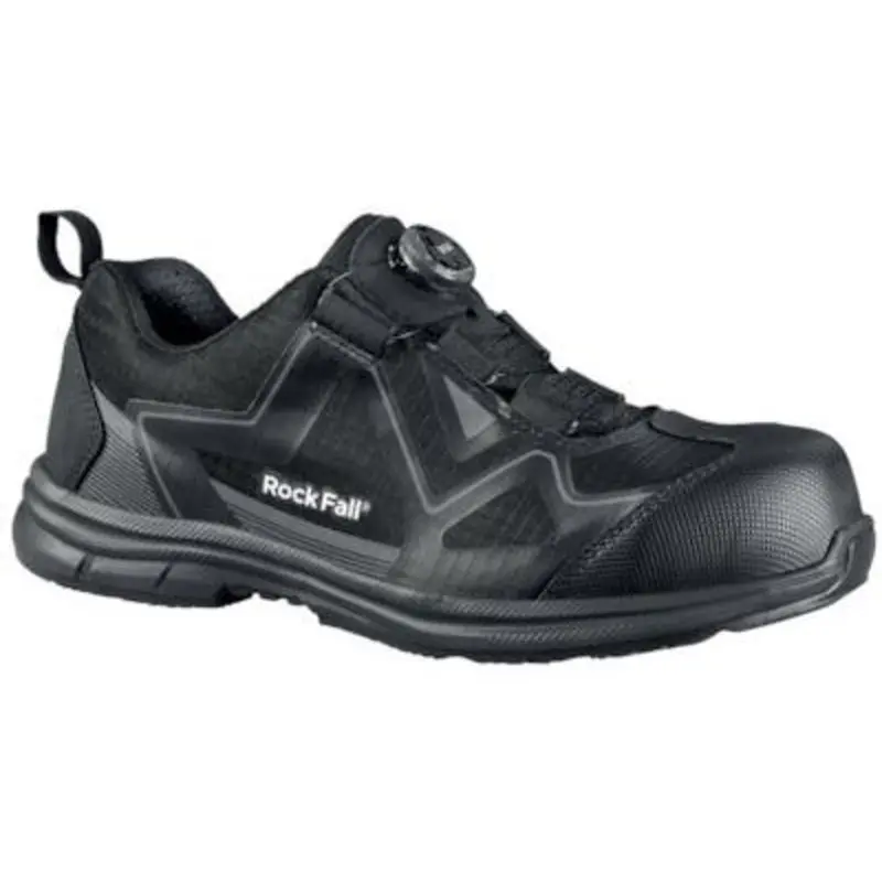 Rock Fall Size 9 Volta Electrical Hazard Safety Trainers - Black