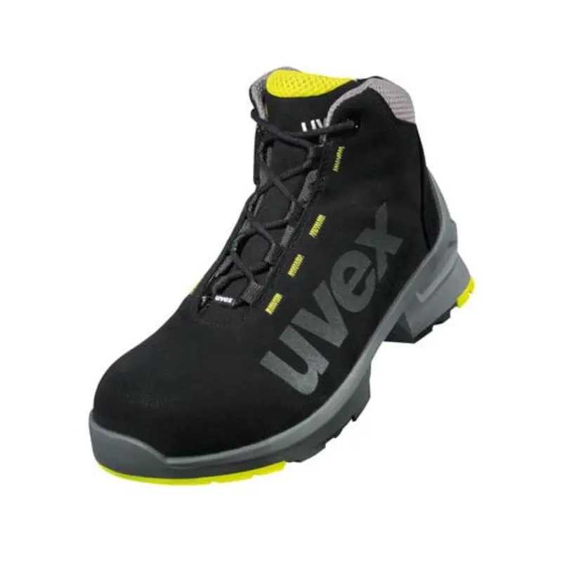 UVEX Size 9 1 S2 SRC Safety Boot - Black/Lime