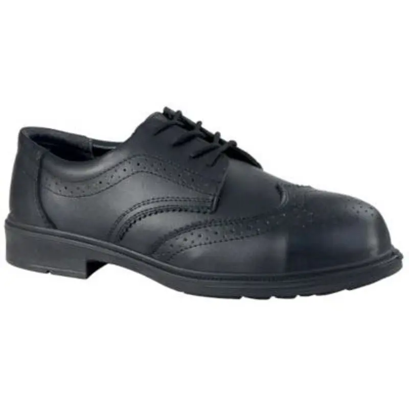 Rock Fall Size 9 - Brooklyn Brogue SR3 SRC ESD Safety Shoe - Black