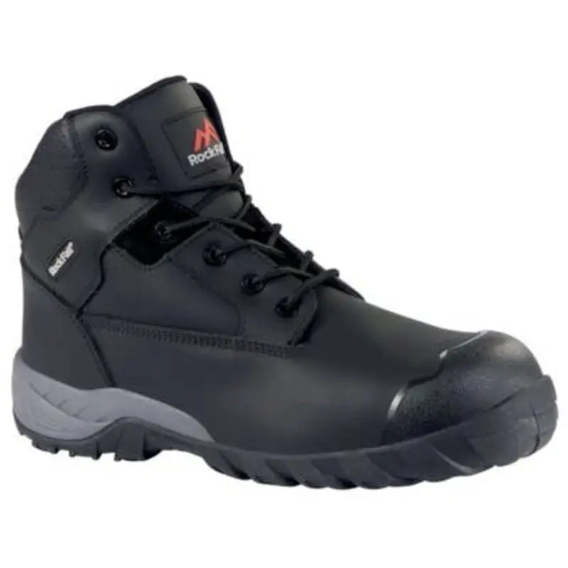 Rock Fall Size 9 Flint Lightweight Safety Boots - Black