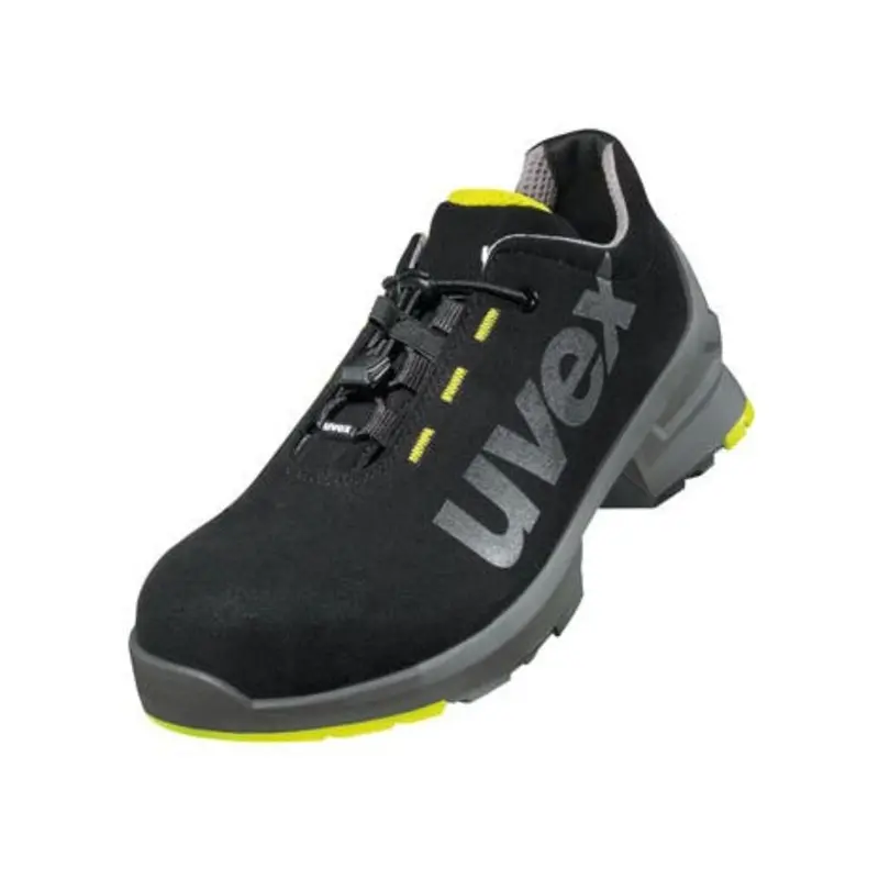 UVEX Size 8 1 Safety Trainers - Black/Lime