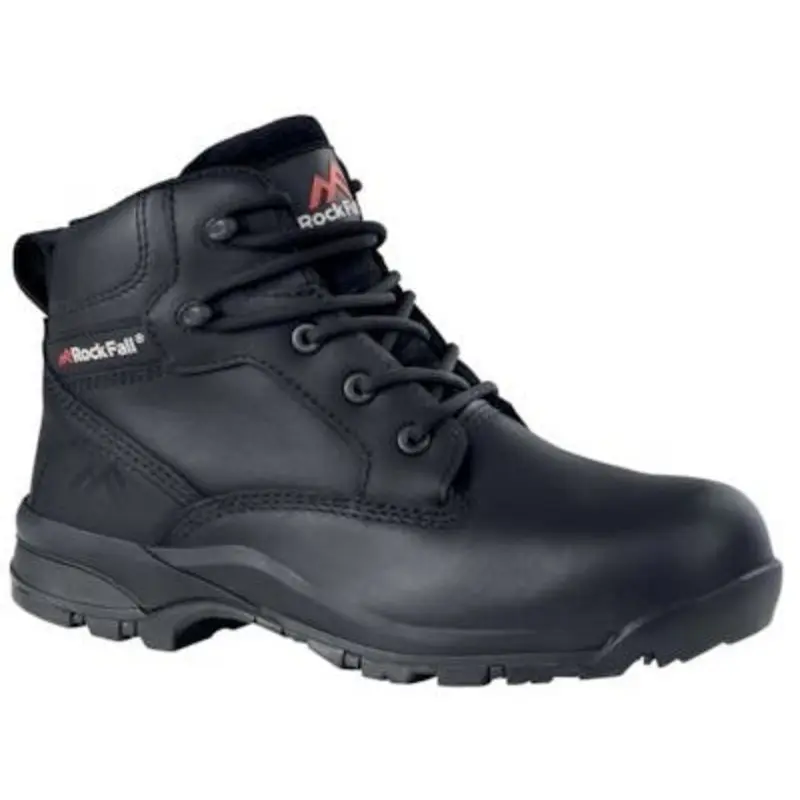 Rock Fall Size 8 Onyx Womens Safety S3 SRC Boot - Black