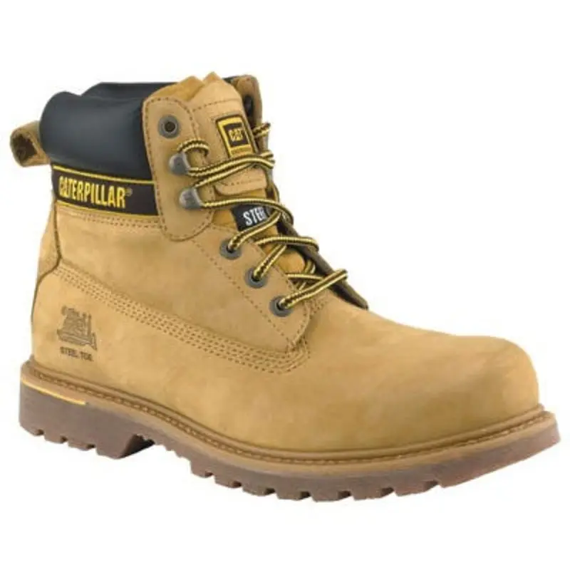 Caterpillar Size 7 - Holton Safety Boots - Honey