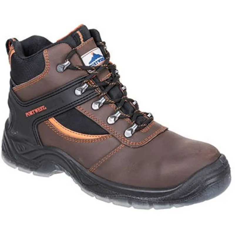 Portwest S3/SRC Size 6 Brown Steelite Mustang Safety Boots
