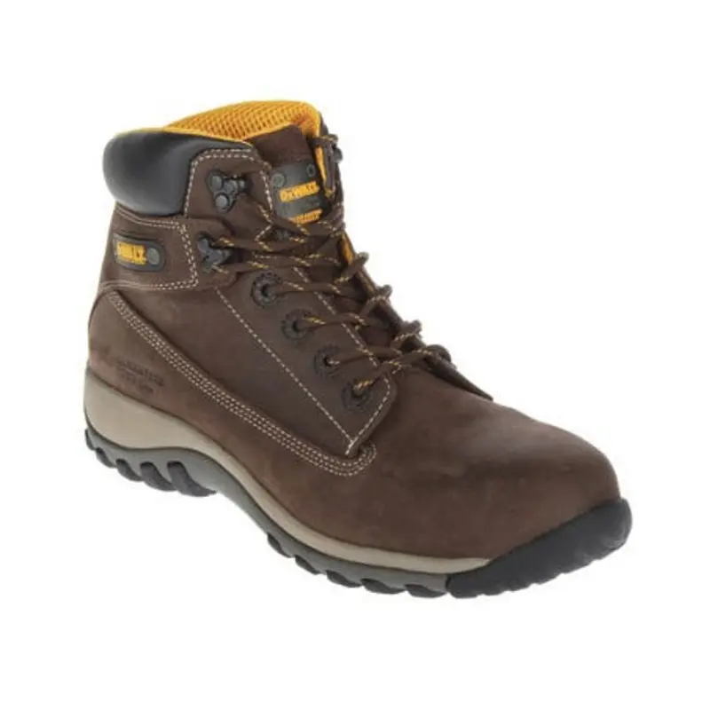 DeWalt Size 10 - Hammer Safety Boots - Brown Nubuck