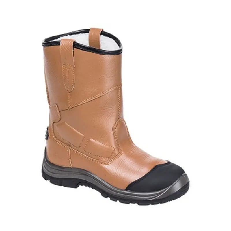 Portwest Size 10 - S3/SRC Steelite Rigger Safety Boots - Tan
