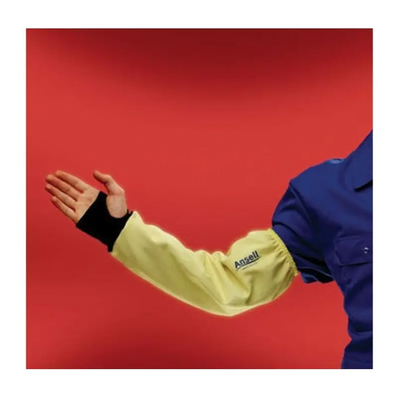 Ansell One Size Kevlar Heat and Cut Resistant Sleeves - Brown