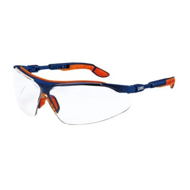 UVEX I-VO Spectacle Polycarbonate Blue/Orange Frame - Clear Lens