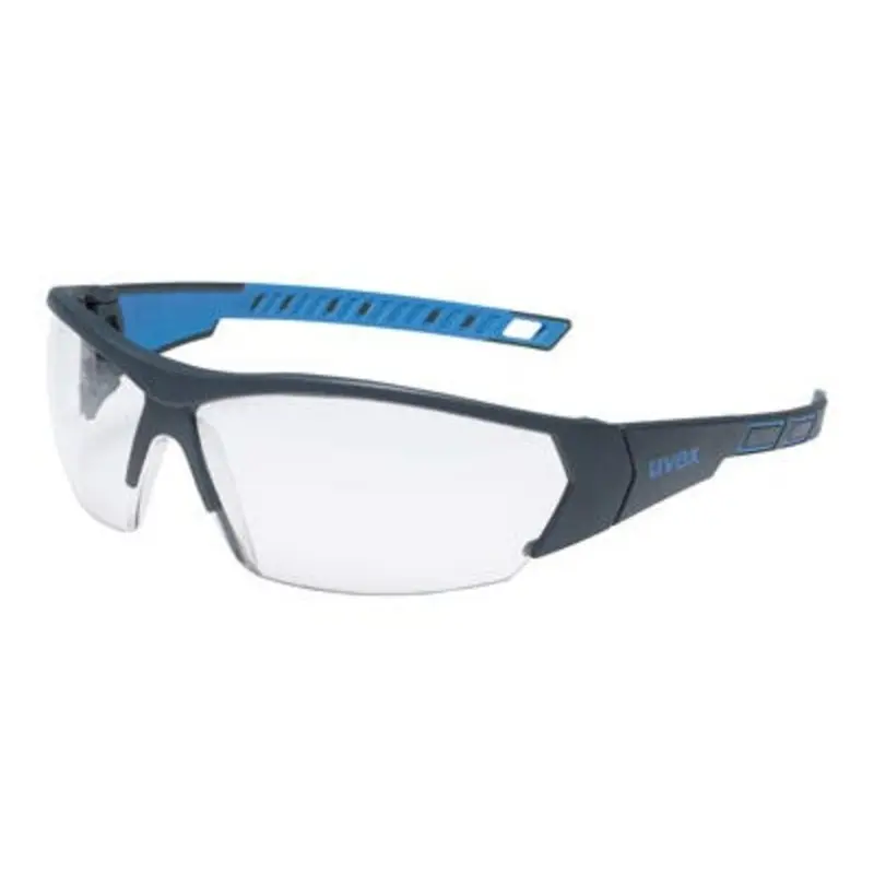 UVEX I-Works Safety Spectacle Blue Frame Polycarbonate - Clear Lens